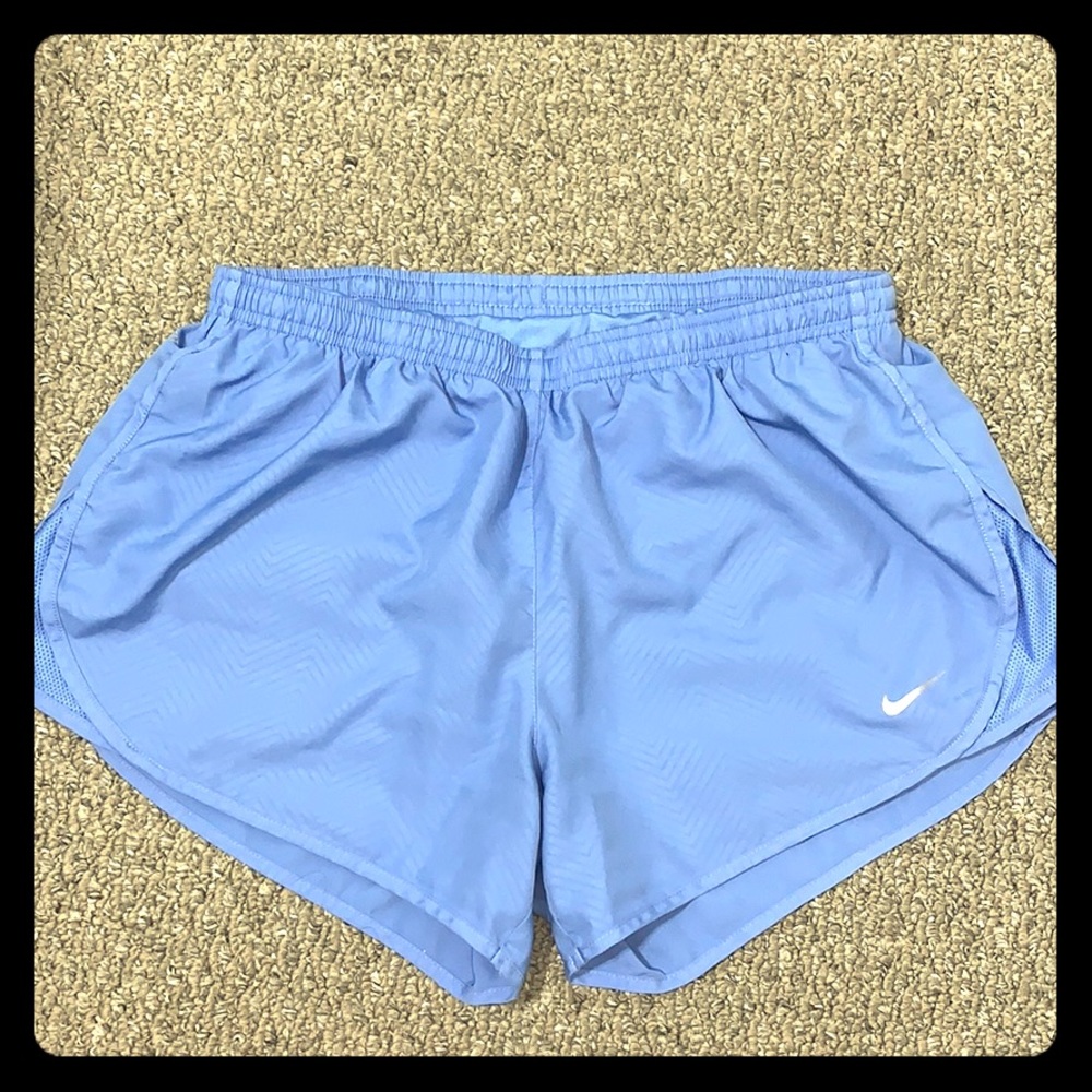 Blue nike shorts